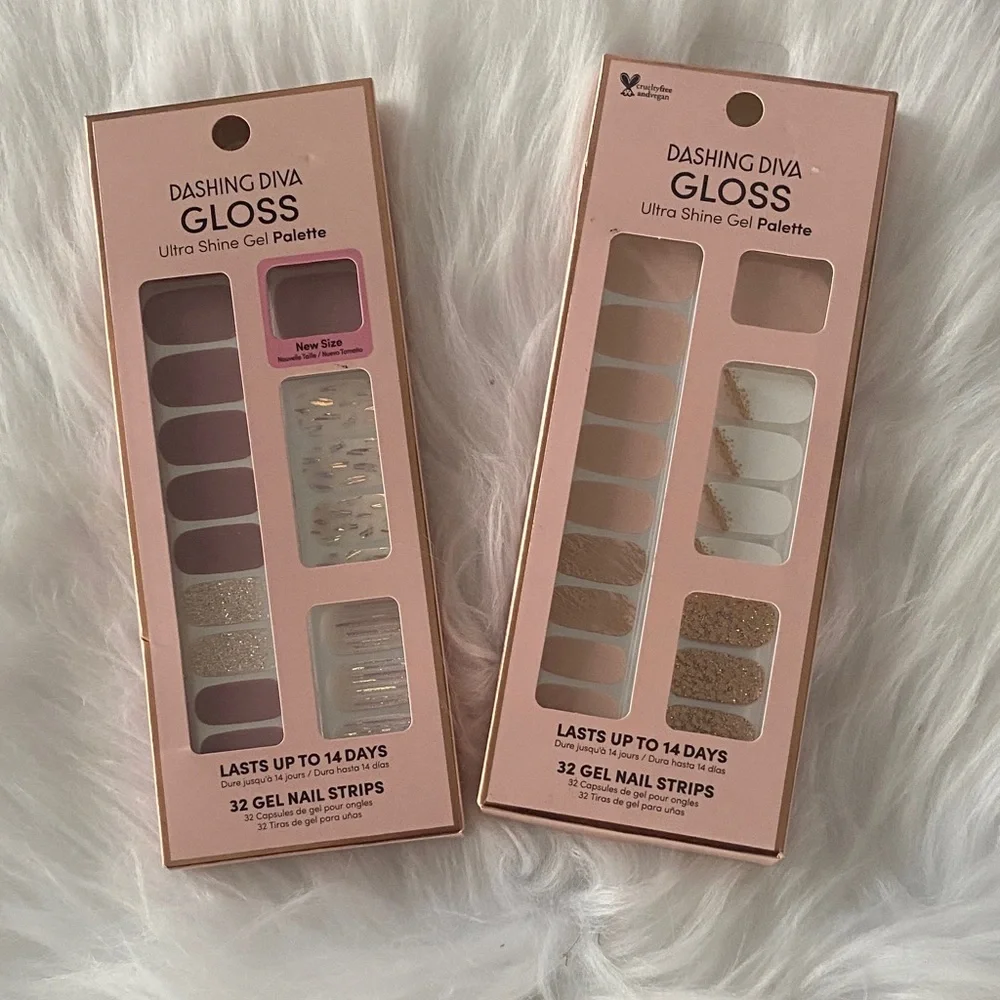 Dashing Diva Gloss Ultra Shine Gel Press-On Nails - NIB